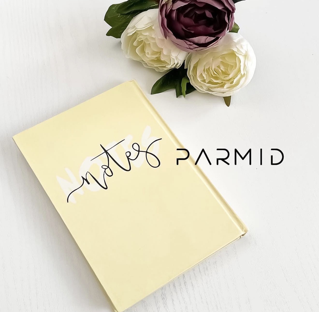 دفتر۱۰۰ برگ جلد سخت با طراحی اختصاصی لیمویی Note